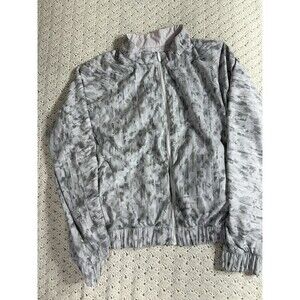 Lululemon Women’s Bombs Away Jacket in City Breeze White Multi Size 10 EUC
